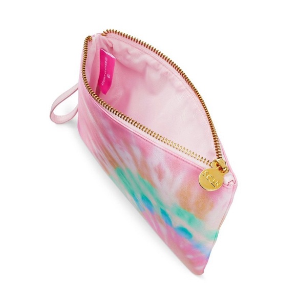 Stoney Clover Lane x Target Rainbow Tie Dye Flat Pouch - Picture 2 of 3